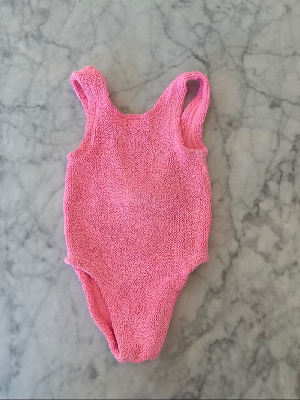 Hunza G Pink One-Piece Swimsuit OS